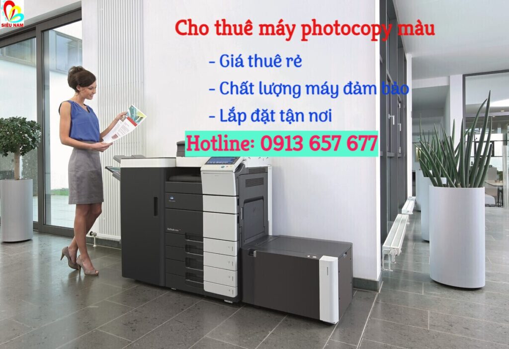 Dịch vụ cho thuê máy photocopy màu tại Thành Phố Hồ Chí Minh