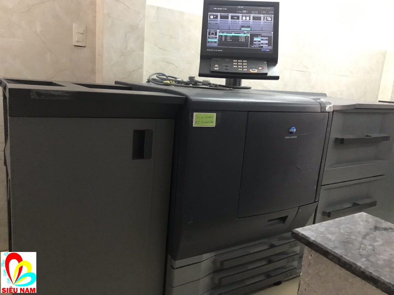 Bán máy in công nghiệp Lonica Minolta C7000 tại Siêu Nam